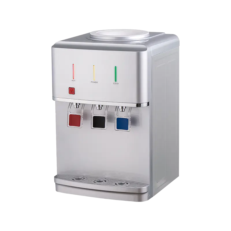 YR-2509T/YLR-2509T সিলভার থ্রি-আউটলেট ডেস্কটপ ওয়াটার ডিসপেনসার
