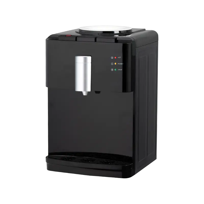 YR-2507T/YLR-2507T কালো রেফ্রিজারেবল ডেস্কটপ জল সরবরাহকারী